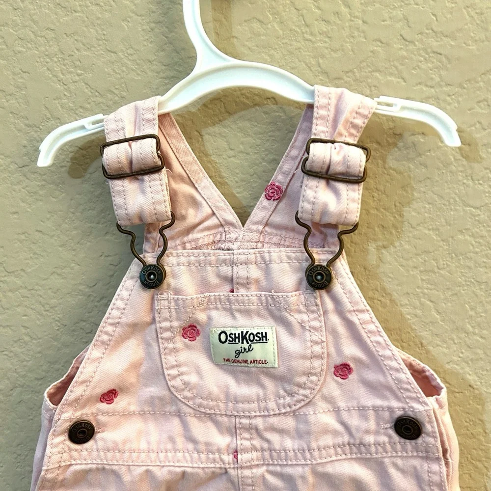 OshKosh B'gosh Light Pink Overalls Dress